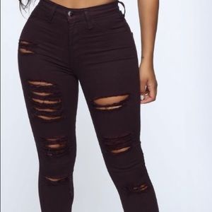 Pair of New Fashion Nova Jeans